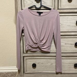 Forever 21 Crop Top Long Sleeve